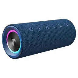 Портативна колонка 2.0 Pixus Ring, Blue, 2 x 10 Вт, Bluetooth 5.3 (TWS), AUX, Type-С, microSD, живлення від акумулятора, IPX7, час роботи до 10 год (4897058531657)