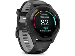 Смарт-годинник Garmin Forerunner 265 Black Bezel and Case w. Black/Powder Gray Silicone Band (010-02810-00/10/50) - мініатюра 3