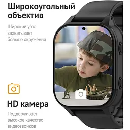 Розумний годинник з відеодзвінком Wonlex KT19 PRO 8GB Black (SBWKTP8B) - мініатюра 6