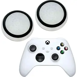 Силіконовий чохол + накладки на стики для джойстика Xbox Series S, X (Crystal) - мініатюра 2