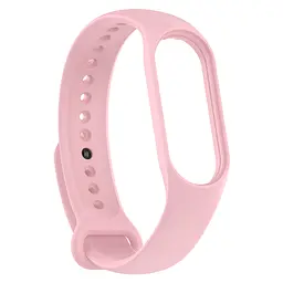 Силіконовий ремінець для фітнес браслетів Xiaomi Mi Band 5/6/7, Silicone, girly pink, зі зручною застібкою, на фітнес трекер та смарт годинник, ArmorStandart (ARM61904)
