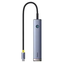 USB-хаб Baseus UltraJoy Series 7-Port HUB AIR Space Grey (Type-C to HDMI4K@60Hz*1+USB3.0*2+PD*1+SD/TF3.0*1+3.5mm*1) (B00052803811-02) - мініатюра 3