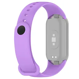 Силіконовий ремінець для фітнес браслетів Xiaomi Mi Band 8 Smart Band 9/10, Silicone, lavender, зі зручною застібкою, на фітнес трекер та смарт годинник, ArmorStandart (ARM86908) - мініатюра 2