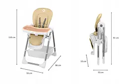 Стільчик для годування Lionelo Linn Plus Beige - мініатюра 2