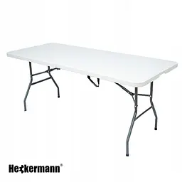 Стіл складаний переносний Heckermann 180х74х74 White (XJM-Z180) - мініатюра 4