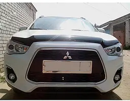 Дефлектор капоту мухобійка для MITSUBISHI ASX 2010- довгий