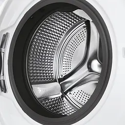 Прально-сушильна машина Haier фронтальна 9(6) кг 1400 A 60 см дисплей пара інвертор люк чорний прямий привод білий - мініатюра 7