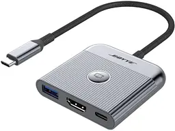 Мультипортовий адаптер FrimeCom USB-C Boyye 3-in-1 (UC-321)