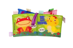Мʼяка книжка Книжковий хмарочос "Як каже мама"