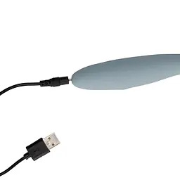Вібратор Loveline Ultra Soft Silicone G-Spot 20 см (сірий) - мініатюра 12