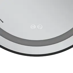 Дзеркало Mixxus Premium Ellipse MV05-80x70-Reverse Black MP6646, Чорний - мініатюра 10