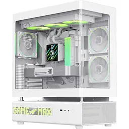 Корпус GameMax N90 Tempered Glass без БЖ White (N90 WH) - мініатюра 2