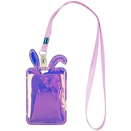 Бейдж Kite Bunny з голографічним малиновим ефектом (K22-449-02) - мініатюра 2