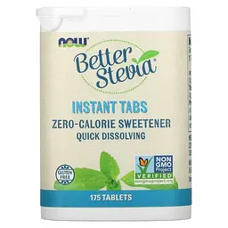 Замінник харчування Better Stevia Instant Tabs 175 таблеток NOW fit0016423