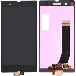 Дисплей Sony C6602 Xperia Z L36h /C6603 /C6606 чорний