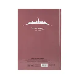 Канцелярська книга Axent Maps New York А4 у твердій обкладінці 96 аркушів у клітинку (8422-543-A) - мініатюра 2