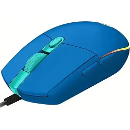 Комп'ютерна мишка Logitech G102 Lightsync USB синя (910-005810)