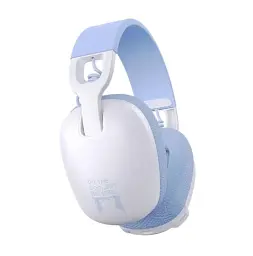 Бездротові ігрові навушники Onikuma B2 Bluetooth гарнітура для геймерів з мікрофоном White Blue (19115) - мініатюра 1