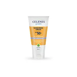 Сонцезахисний крем для сухої та чутливої шкіри SPF 50+ Celenes 50 мл