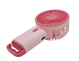 Портативний міні-вентилятор Multi Fan RL-07 акумуляторний USB рожевий - мініатюра 2