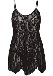 Сорочка бебі-дол Leg Avenue Rose Lace Flair, Queen Size - мініатюра 2
