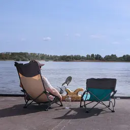 Крісло розкладне Uquip Sandy XL Sand/Grey (244043) - мініатюра 6
