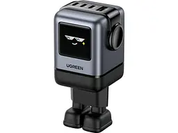 Мережевий зарядний пристрій UGREEN Uno RG Display Gan Charger 100 W X688 (45515B)