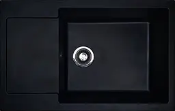 Кухонна мийка Adamant GENERAL антрацит 775x495x200 мм, з крилом 77,5 см