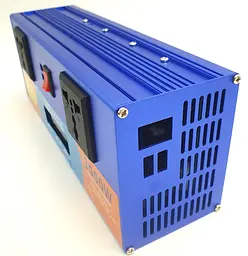 Автоінвертор 12 V-220 V перетворювач напруги з LCD-екраном та USB-портом 3500 W модифікована синусоїда Eryuan 12 V-220 V 3500 Вт - мініатюра 5