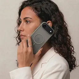 Чехол для Apple iPhone 17 Air, Uniq MagCase, серый, противоударный, панель-накладка с MagSafe, ударопрочный TPU+PC, с магнитом MagSafe, поддержка полноценной беспроводной зарядки, ArmorStandart (ARM86280) - мініатюра 5