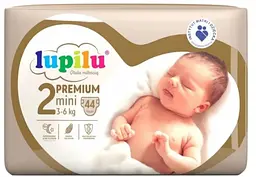 Підгузки Lupilu Premium Mini 2 3–6 кг 44 шт (Lupilu2)