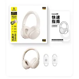 Навушники Baseus Bass BH1 Lite Wireless Headphones білий A0203C02 A0203C02 - мініатюра 2