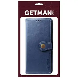 Шкіряний чохол-книжка GETMAN Gallant (PU) для Xiaomi Redmi Note 8 Pro Синій - мініатюра 5