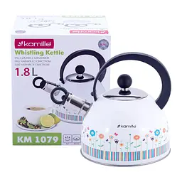 Чайник із свистком Kamille KM-1079 1.8 л - мініатюра 2