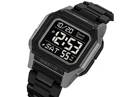 Наручний годинник чоловічий 2264BKGYBK Black-Grey-Black Skmei acs0030088 - мініатюра 4