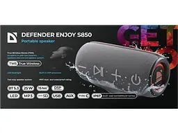 Портативна колонка Defender Enjoy S850 Black (65851) - мініатюра 7