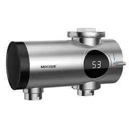 Водонагрівач проточний Mixxus Electra 770-E хром 3,3 kW з кріпленням на вилив MI6511