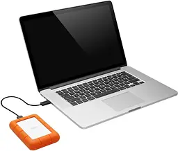 Зовнішній жорсткий диск LACIE HDD 2.5" USB 2TB Rugged Mini (LAC9000298) - мініатюра 3