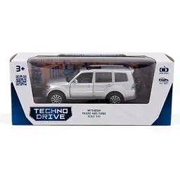 Автомодель TechnoDrive Mitsubishi Pajero 4WD Turbo срібляста (250282) - мініатюра 11