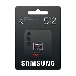 Карта пам'яті Samsung 512GB microSDXC class 10 UHS-I U3 V30 A2 T9 (MB-MH512T/WW) - мініатюра 4