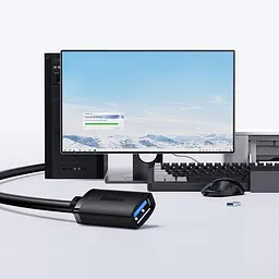 Подовжувач USB 3.0 кабель тато — мама Baseus AirJoy Series USB3.0 Extension 1.5 метра - мініатюра 9