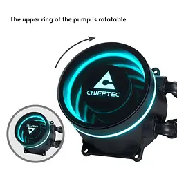 СВО Chieftec Iceberg 240 ARGB (CLC-240-RGB) - мініатюра 7