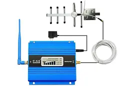 GSM підсилювач Lintratek KW13A 900MHZ Репітер мобільного зв'язку та інтернету 4G LTE, Повний комплект (19267) - мініатюра 1