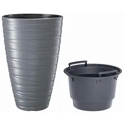 Горщик для квітів Prosperplast Maze з вкладишем 375х579 мм сірий (88864-405) - мініатюра 2
