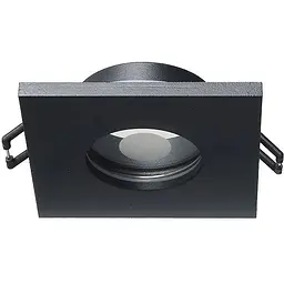 Світильник точковий Brille врізний для ванної HDL-DS 201 GU10 IP65 BK 36-503