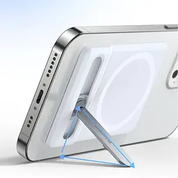 Кріплення для телефону Baseus Foldable Magnetic Bracket білий LUXZ010002 - мініатюра 2