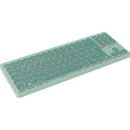 Клавіатура Canyon Keyboard OnType 10 Low Profile EN Wired Green (CNS-HKB10GR) - мініатюра 3