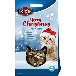 Ласощі для котів Trixie Merry Christmas Kitty Stars з ягням, 140 г