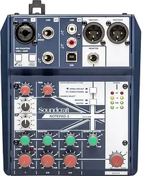 Мікшерний пульт Soundcraft Notepad-5