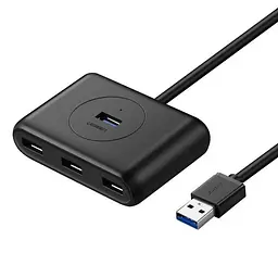 USB-хаб UGREEN USB 3.0 Hub 0.5m (чорний)